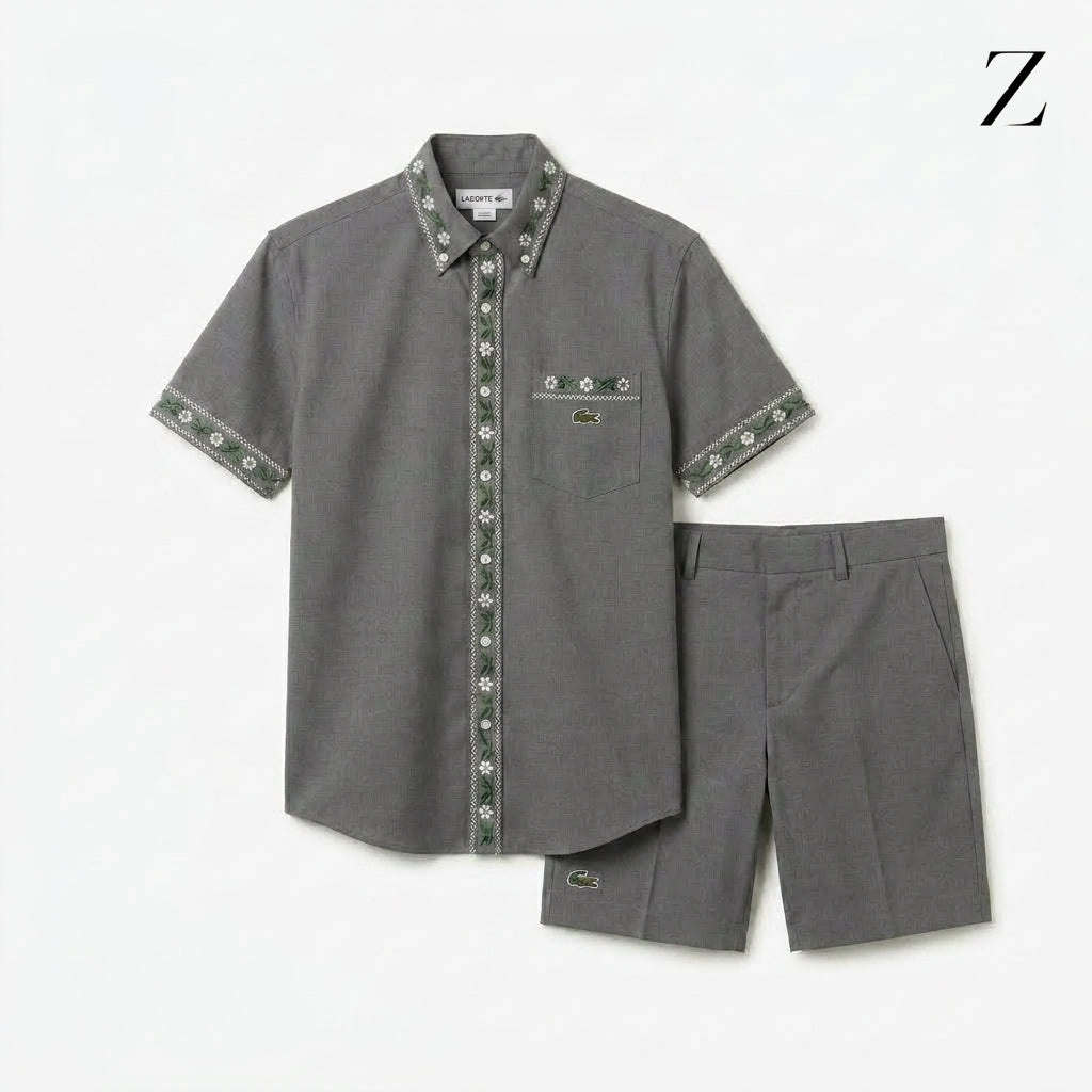 shirt and shorts lacoste