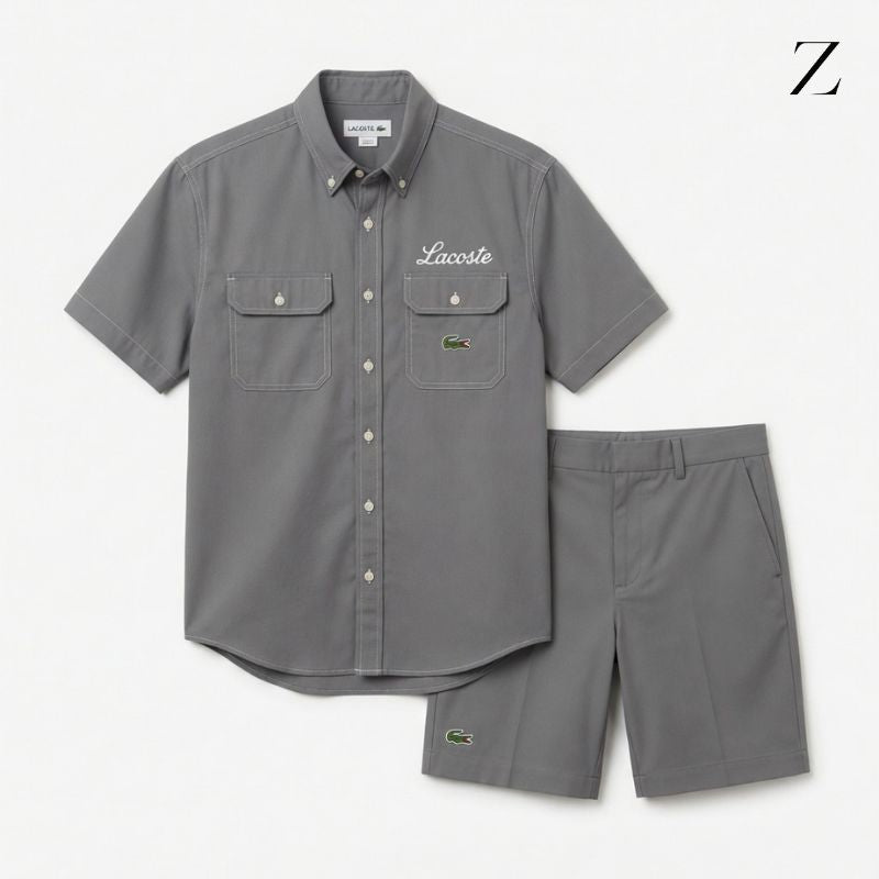 shirt and shorts lacoste