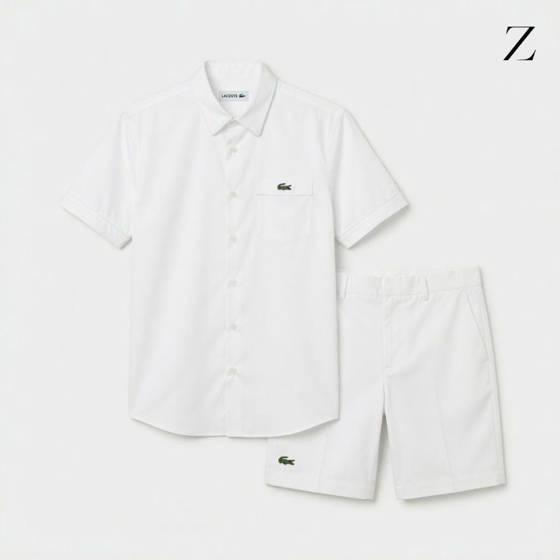 shirt and shorts lacoste