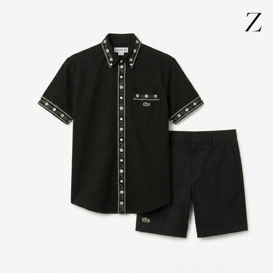 shirt and shorts lacoste