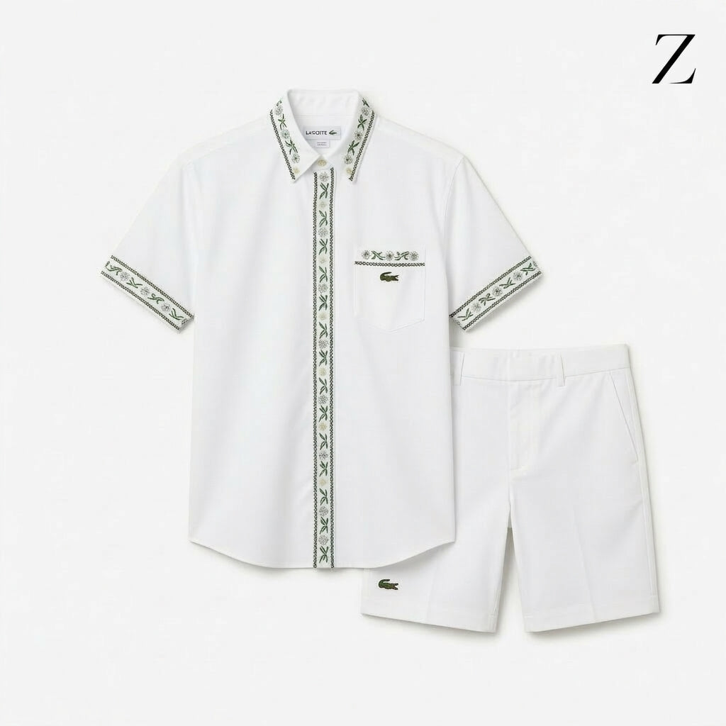 shirt and shorts lacoste