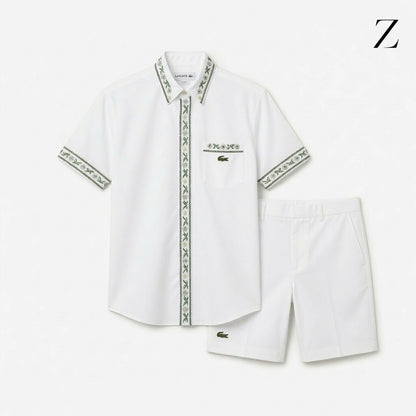 shirt and shorts lacoste