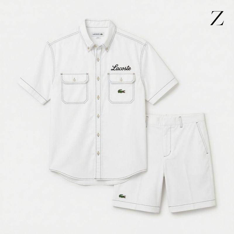 shirt and shorts lacoste