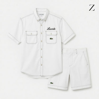 shirt and shorts lacoste