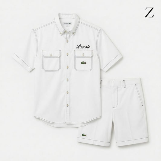 shirt and shorts lacoste
