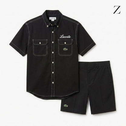 shirt and shorts lacoste