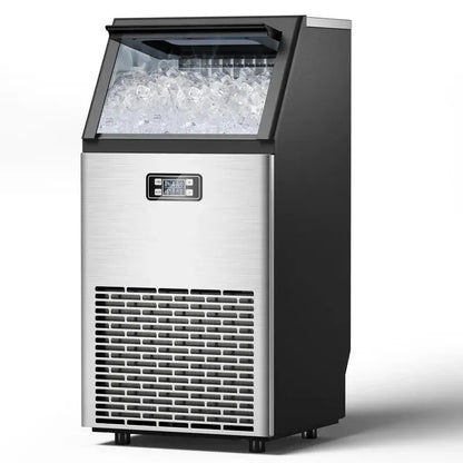 Commercial Ice Maker Machine - 45 kg/Day, Stainless Steel