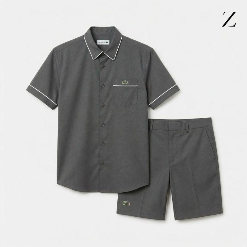shirt and shorts lacoste